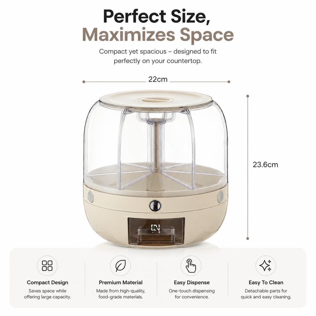 GrainVault™ 360 Smart Dispenser