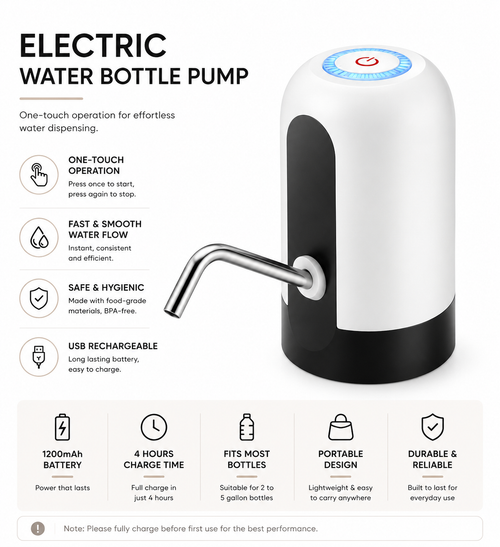 AquaFlow™ Electric Water Pump