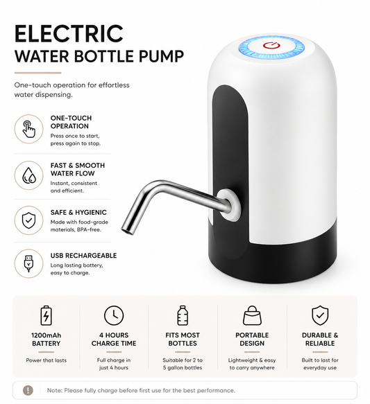AquaFlow™ Electric Water Pump