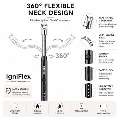 IgniFlex™ Rechargeable Arc Lighter