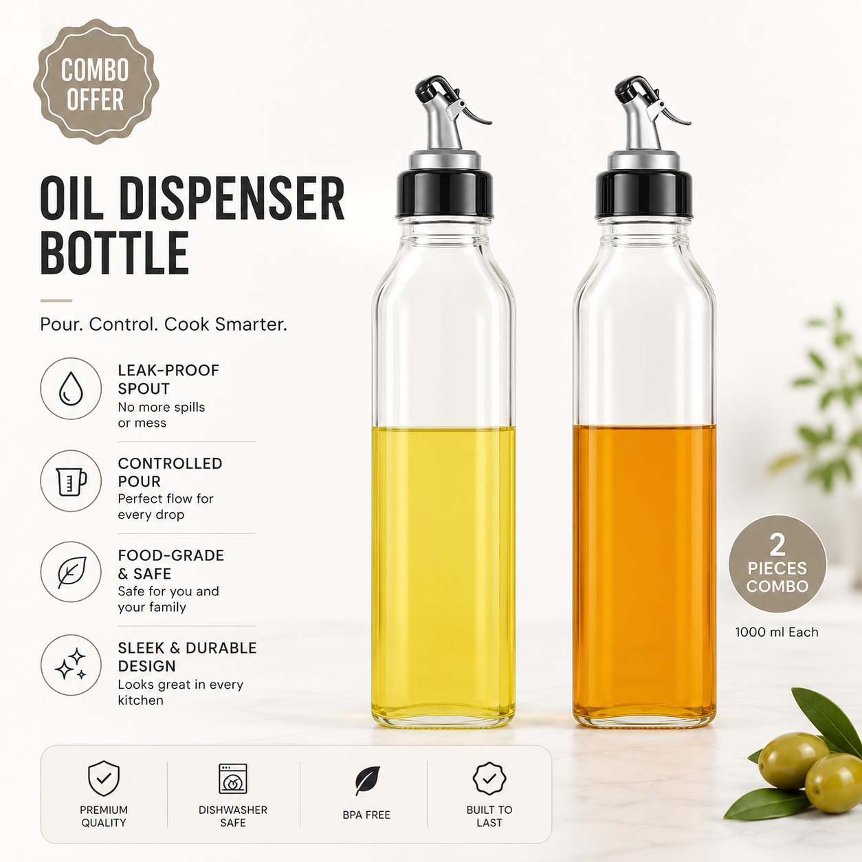 PourMate™ Premium Oil Dispenser