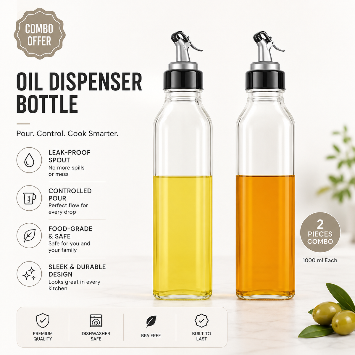 PourMate™ Premium Oil Dispenser
