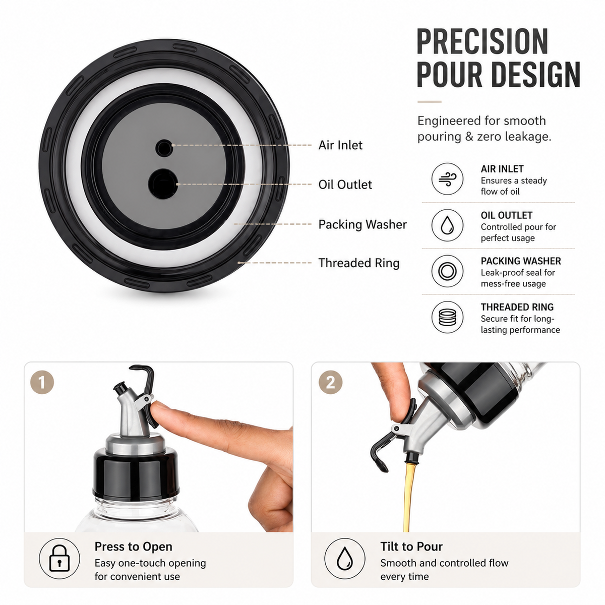 PourMate™ Premium Oil Dispenser