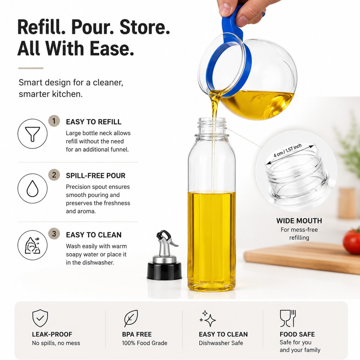 PourMate™ Premium Oil Dispenser