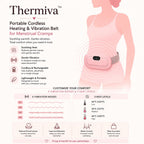 Thermiva belt worn around the waist