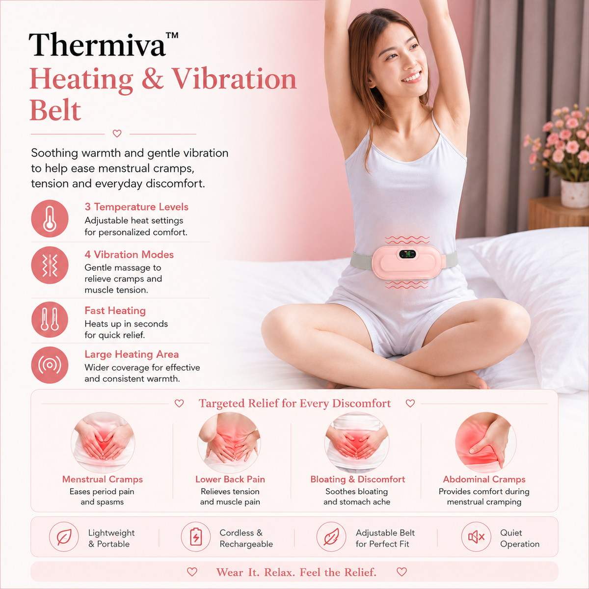 Thermiva™ — Portable Period Pain Relief Device
