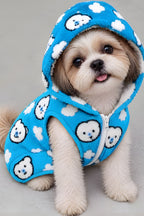 Shopzee Snuggly Fleece Hoodie for Small Dogs