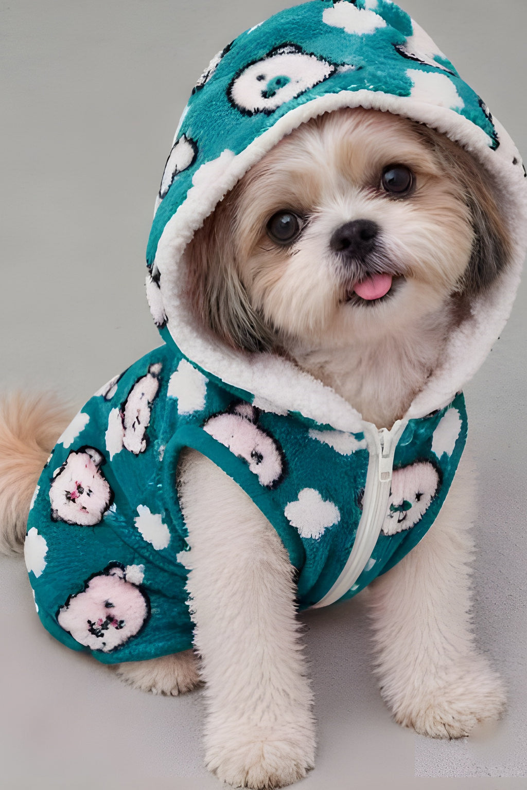 Shopzee Snuggly Fleece Hoodie for Small Dogs