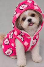 Shopzee Snuggly Fleece Hoodie for Small Dogs