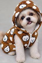 Shopzee Snuggly Fleece Hoodie for Small Dogs