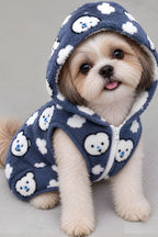Shopzee Snuggly Fleece Hoodie for Small Dogs