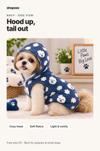 Shopzee Snuggly Fleece Hoodie for Small Dogs
