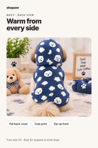 Shopzee Snuggly Fleece Hoodie for Small Dogs