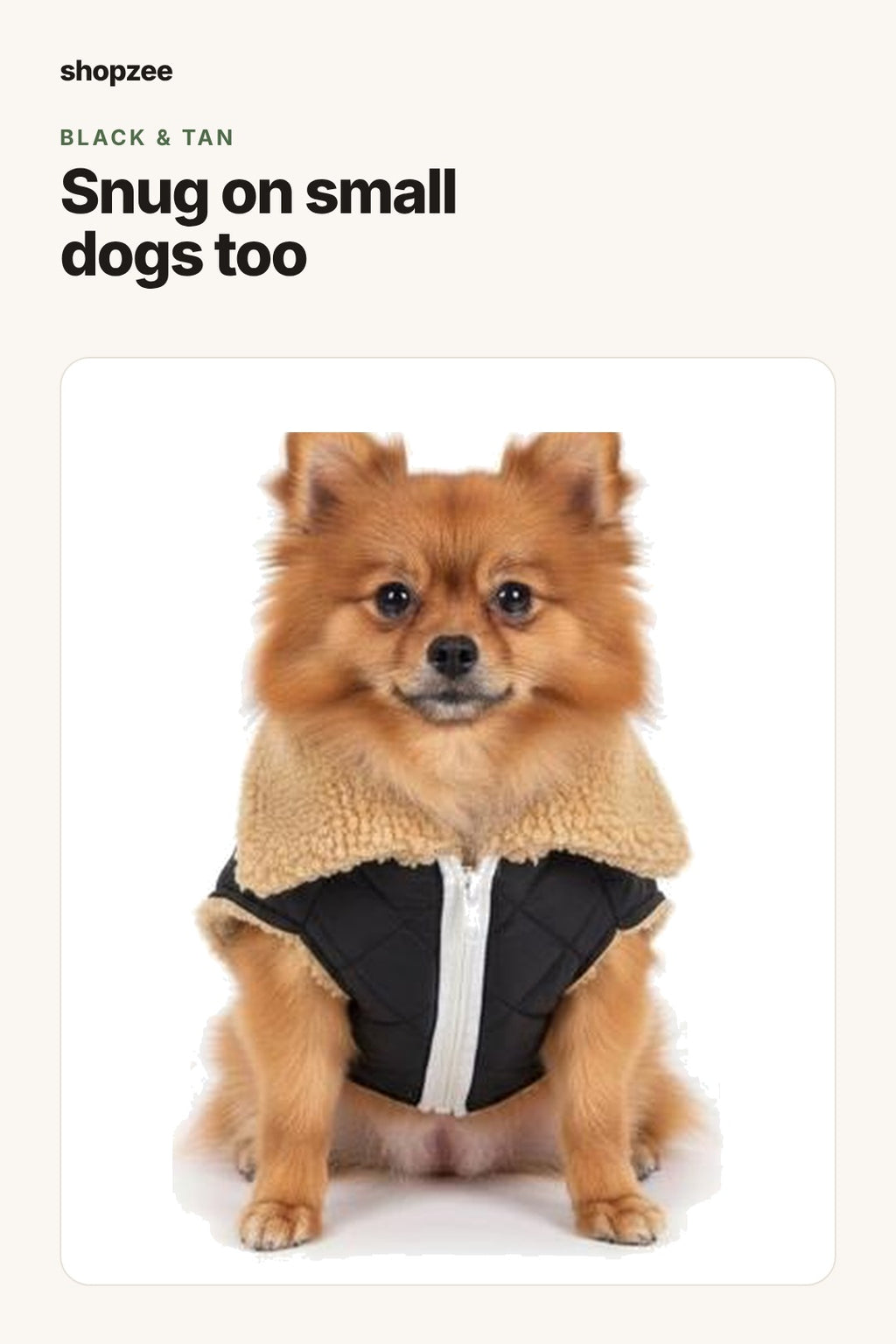 Shopzee Cosy Winter Jacket for Dogs