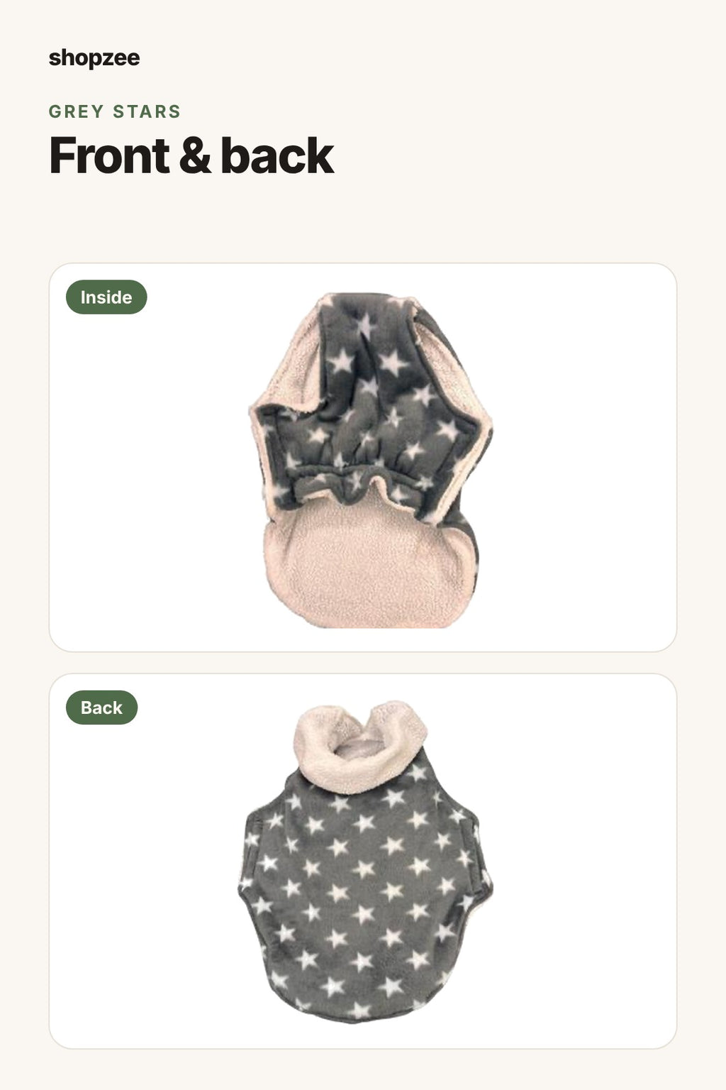 Shopzee Cosy Winter Jacket for Dogs