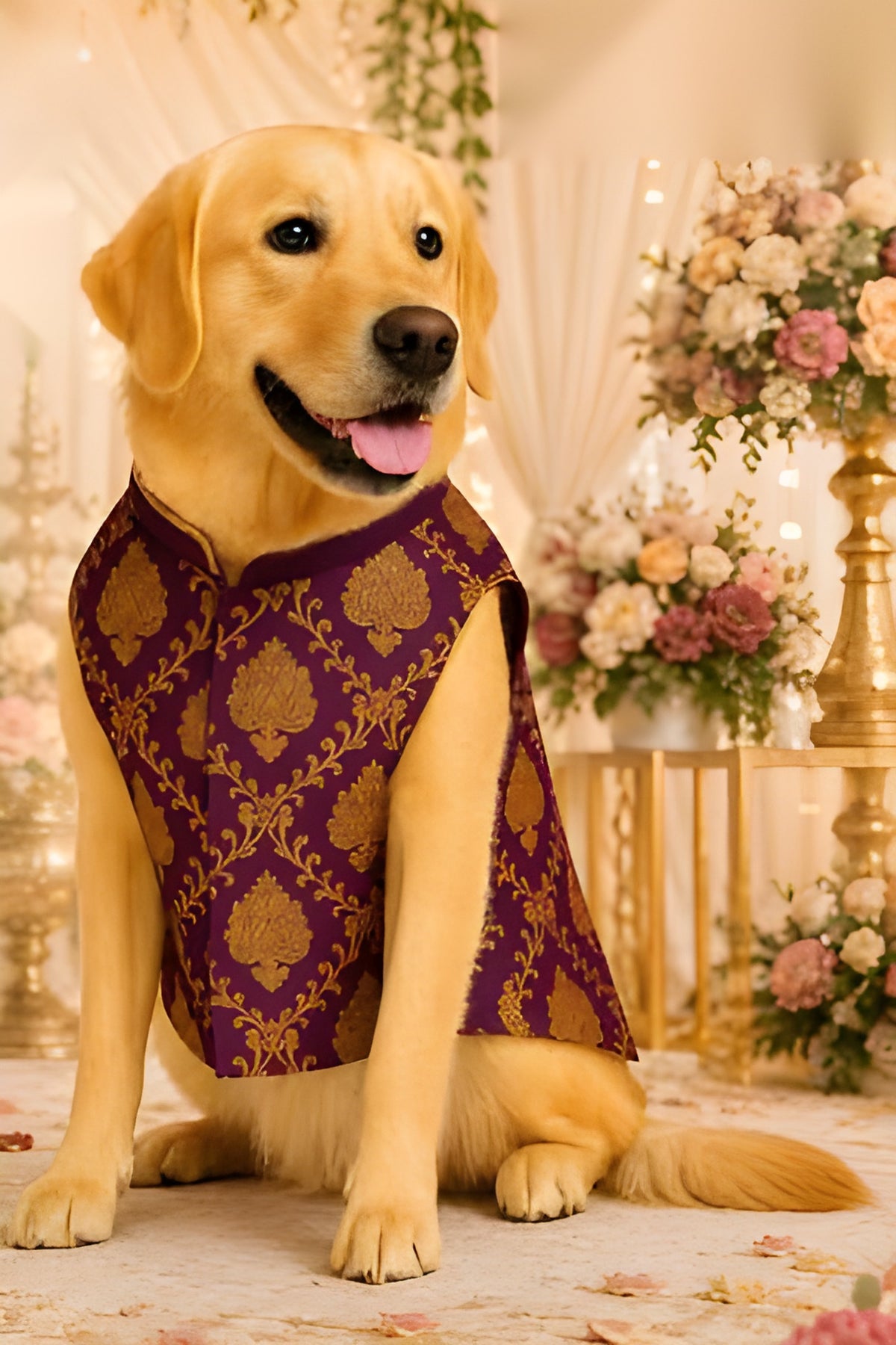 Royal Festive Sherwani for Dogs